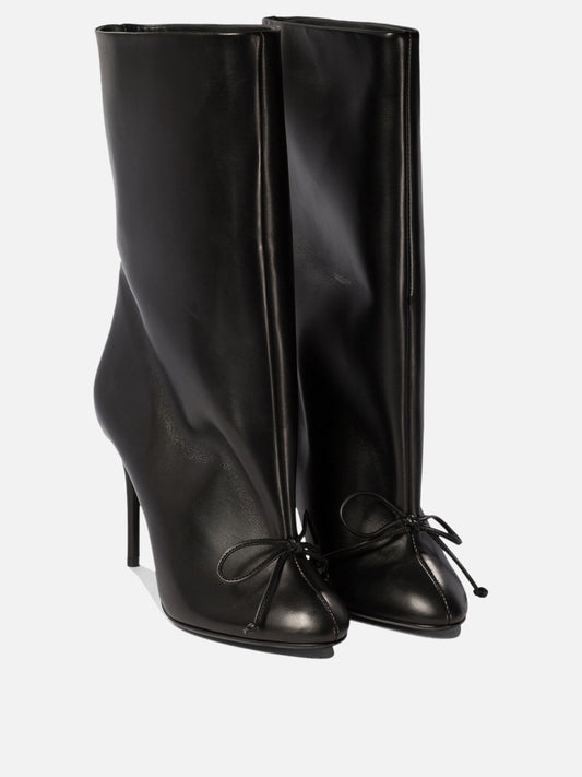 Pull-on boots 100% lamb leather - 100% leather Black - Alaïa Women | PLP | VIETTI Online Store | 2