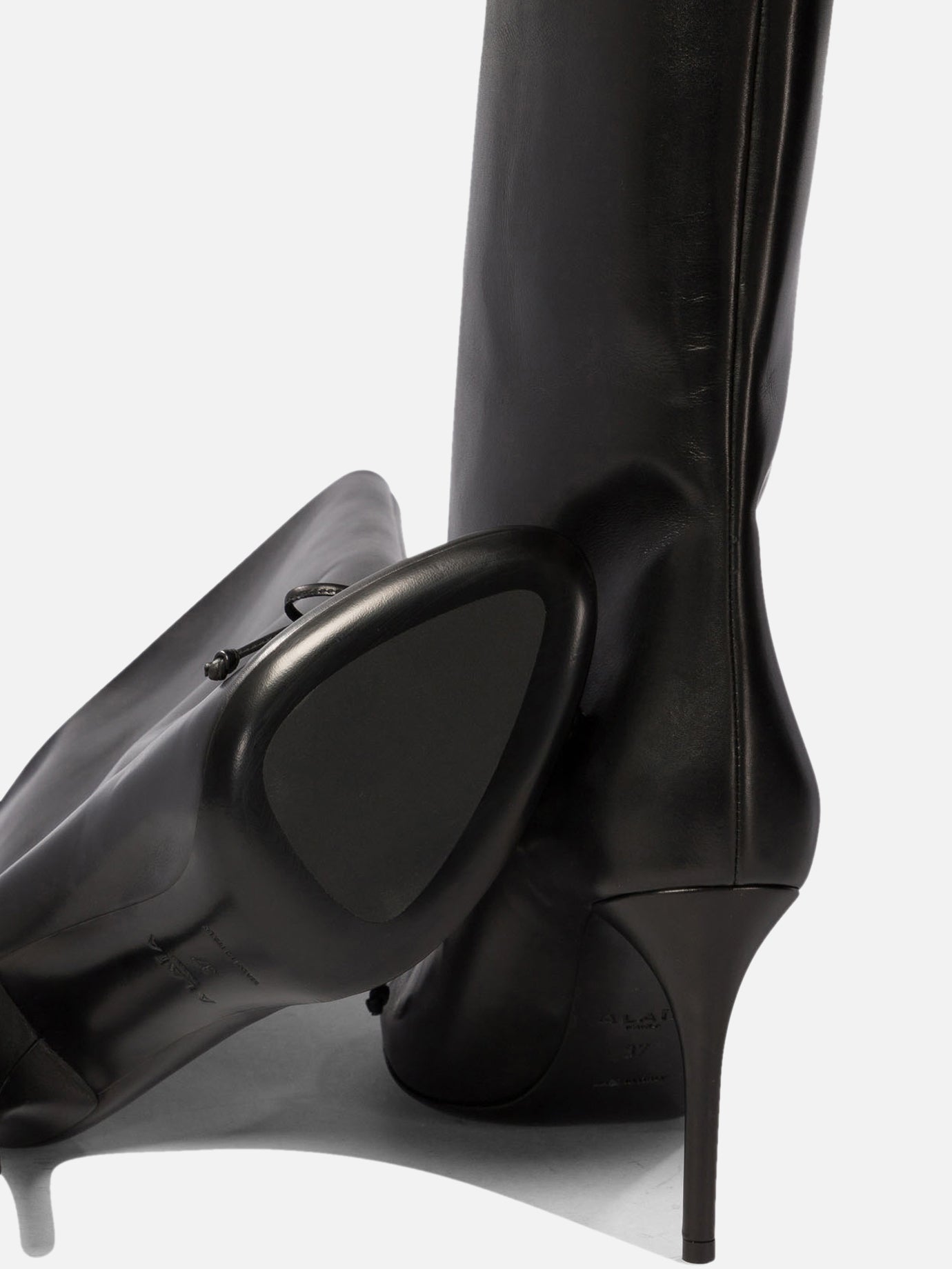 Pull-on boots 100% lamb leather - 100% leather Black - Alaïa Women | PDP | VIETTI Online Store | Zoom-Modal_5