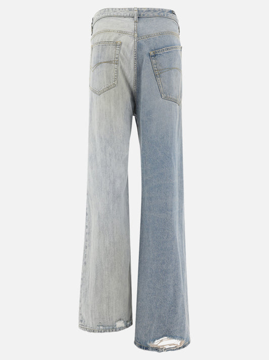 Jeans a gamba larga Solid colour Azzurro - Balenciaga Uomo | PLP | VIETTI Online Store | 2