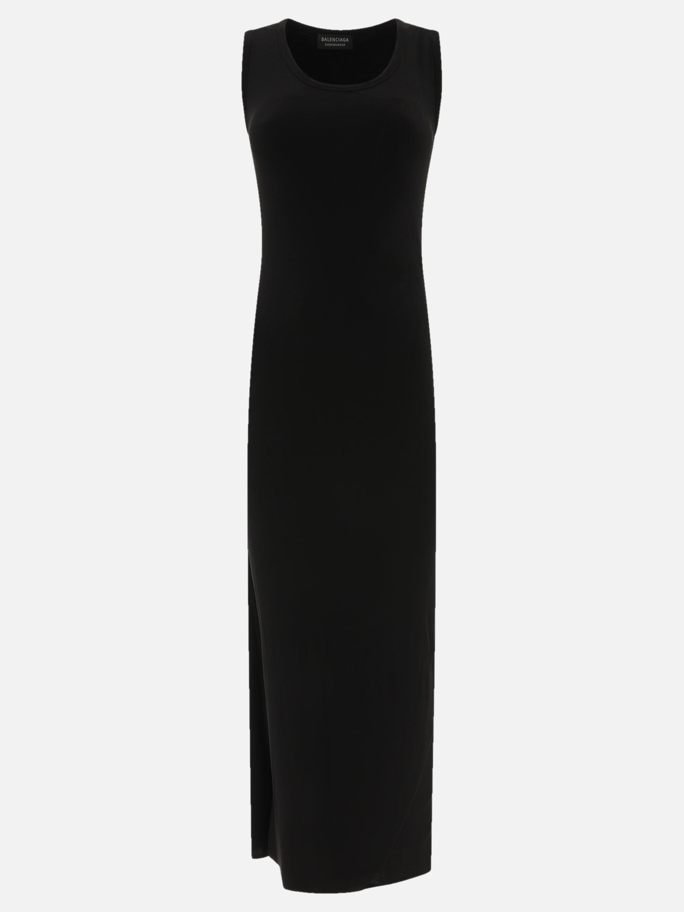 Balenciaga Ribbed jersey sleeveless dress Black - Women | VIETTI Online Store Balenciaga Ribbed jersey sleeveless dress Black - Women | VIETTI Online Store