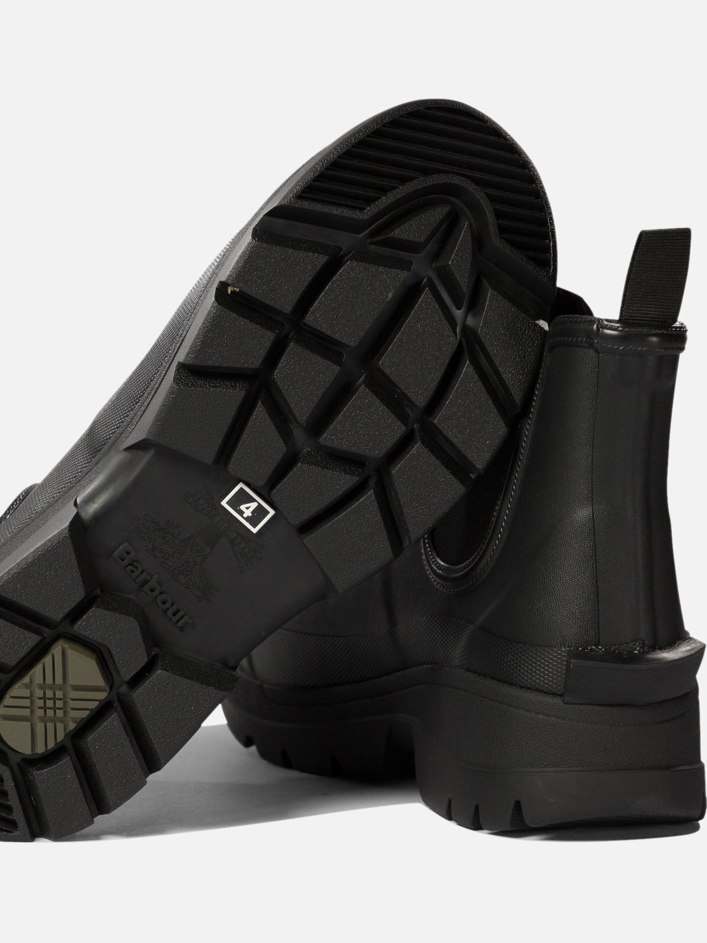 Rain boots 55% rubber 45% other fibers - 100% rubber Black - Barbour Women | PDP | VIETTI Online Store | Zoom-Modal_5