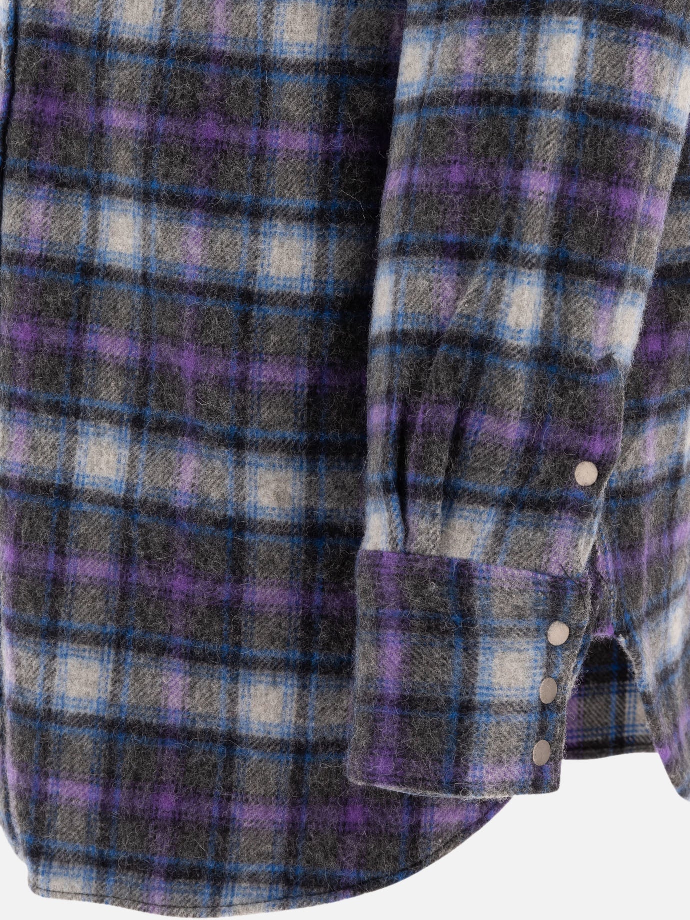 Casual shirts Check Purple - Beams Plus Men | PDP | VIETTI Online Store | Zoom-Modal_4