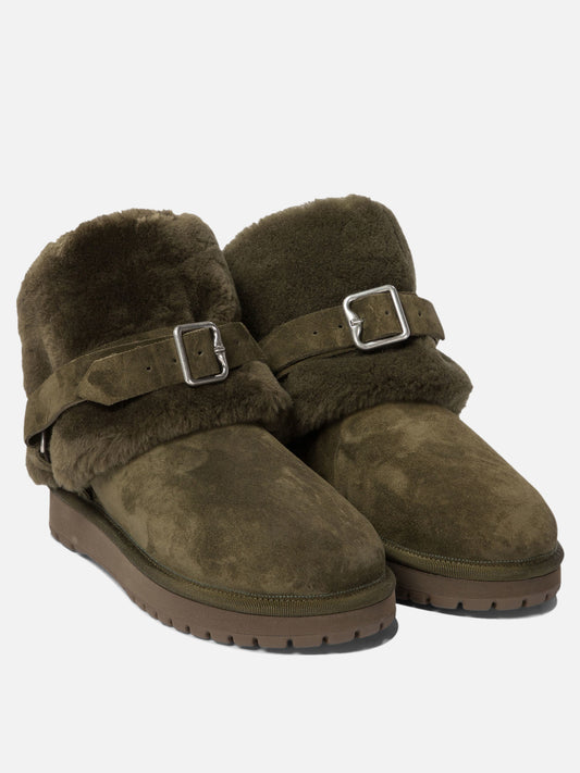 Pull-on boots 100% suede - 100% rubber Green - Burberry Men | PLP | VIETTI Online Store | 2