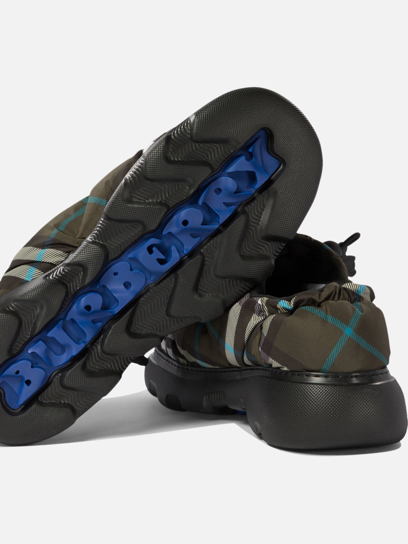 Slippers 67% polyamide 33% polyester - 100% rubber Green - Burberry Men | PDP | VIETTI Online Store | Zoom-Modal_5