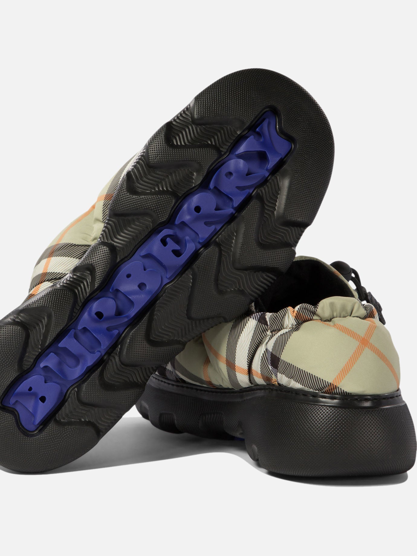 Slippers 67% nylon 33% polyester - 100% rubber Green - Burberry Women | PDP | VIETTI Online Store | Zoom-Modal_5