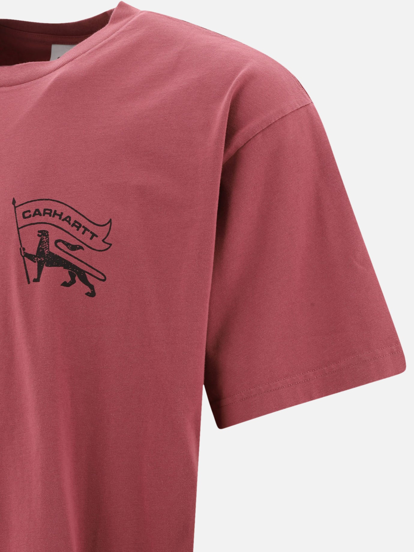 Crewneck t-shirts Solid colour Fuchsia - Carhartt WIP Men | PDP | VIETTI Online Store | Zoom-Modal_4