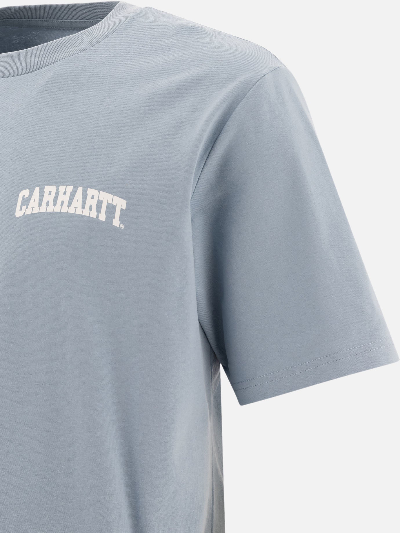 Crewneck t-shirts Solid colour Light blue - Carhartt WIP Men | PDP | VIETTI Online Store | Zoom-Modal_4