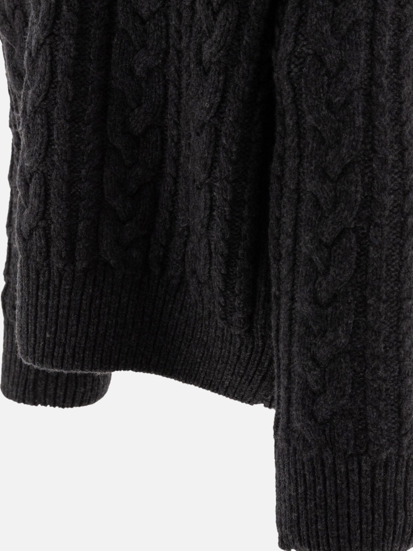 V neck sweaters Solid colour Grey - Cecilie Bahnsen Women | PDP | VIETTI Online Store | Zoom-Modal_4