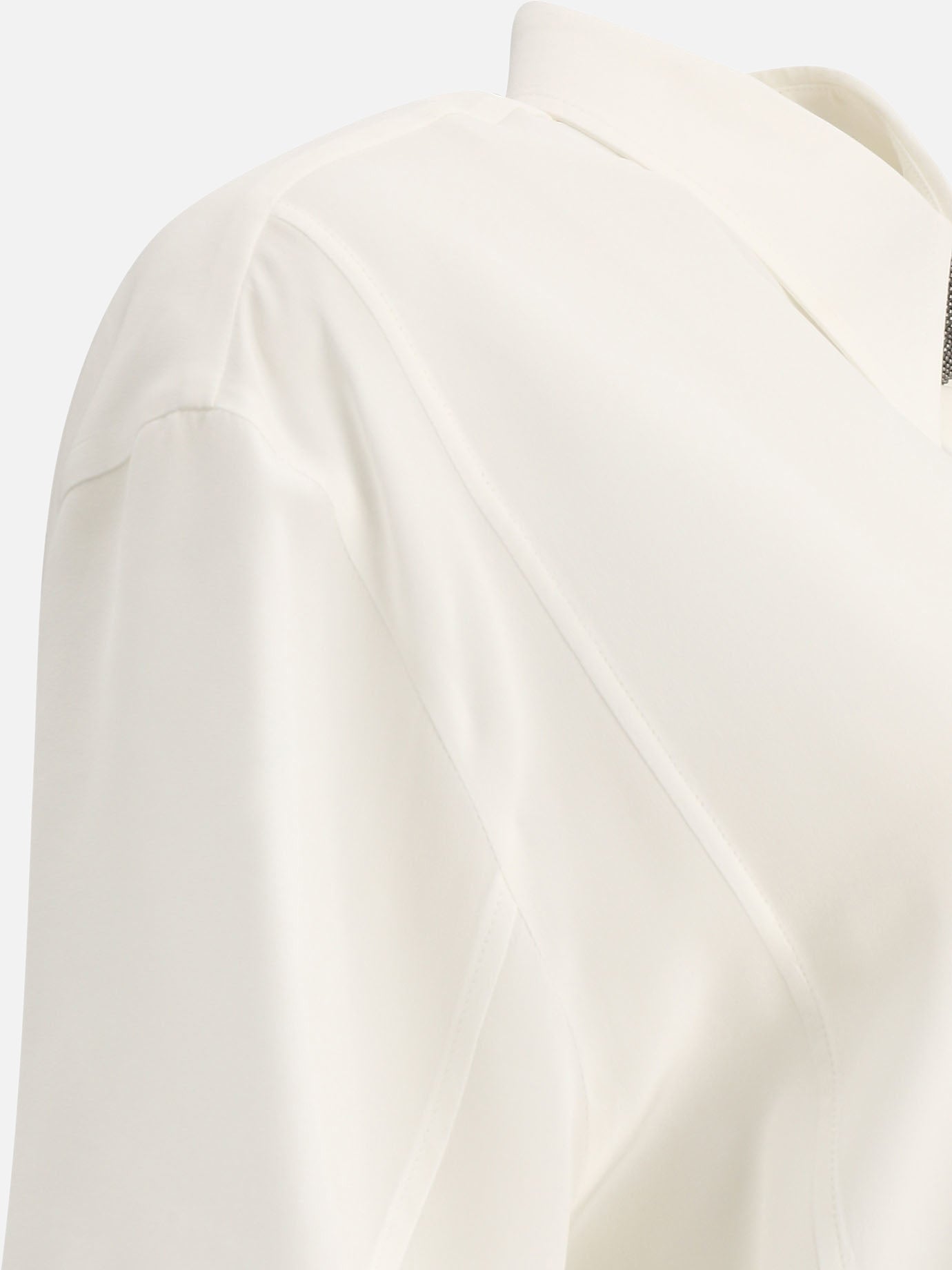 Casual shirts Solid colour White - Brunello Cucinelli Women | PDP | VIETTI Online Store | Zoom-Modal_4