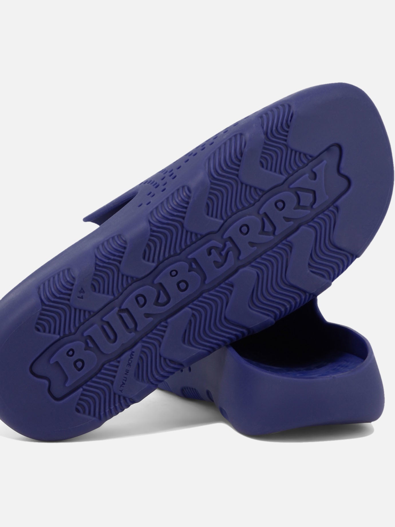 Slippers 100% synthetic rubber - 100% synthetic rubber Blue - Burberry Men | PDP | VIETTI Online Store | Zoom-Modal_5