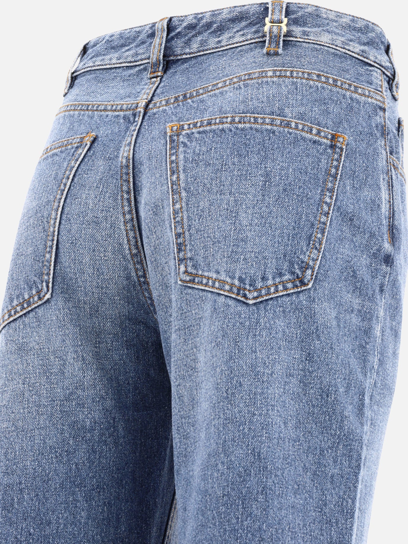 Straight-leg jeans Solid colour Light blue - Chloé Women | PDP | VIETTI Online Store | Zoom-Modal_4