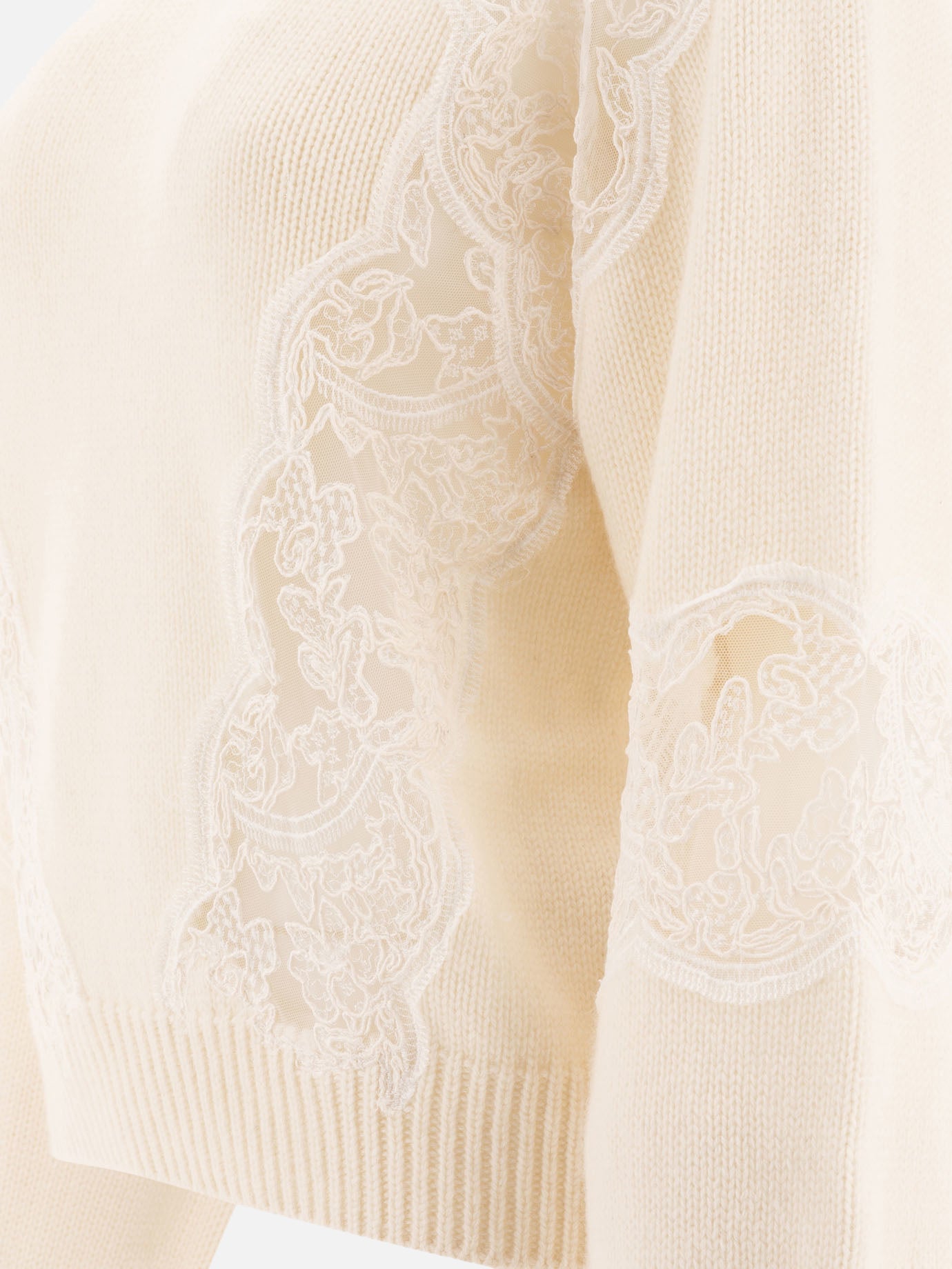Crewneck sweaters Solid colour White - Elie Saab Women | PDP | VIETTI Online Store | Zoom-Modal_4
