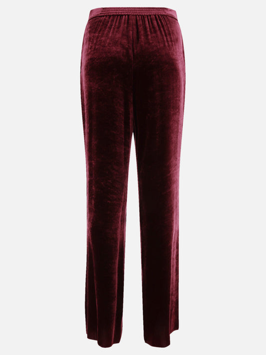 Etro Velvet trousers - Bordeaux