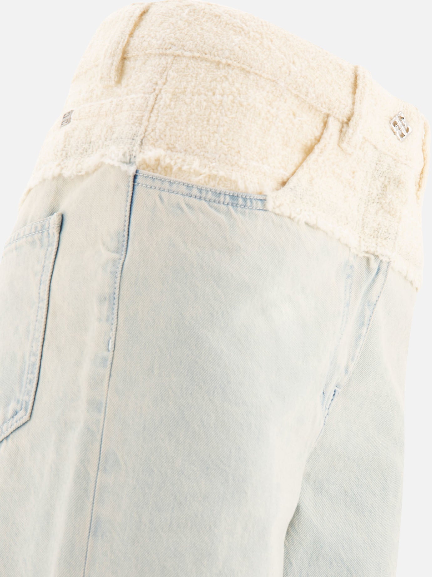 Straight-leg jeans Solid colour Light blue - Givenchy Women | PDP | VIETTI Online Store | Zoom-Modal_4