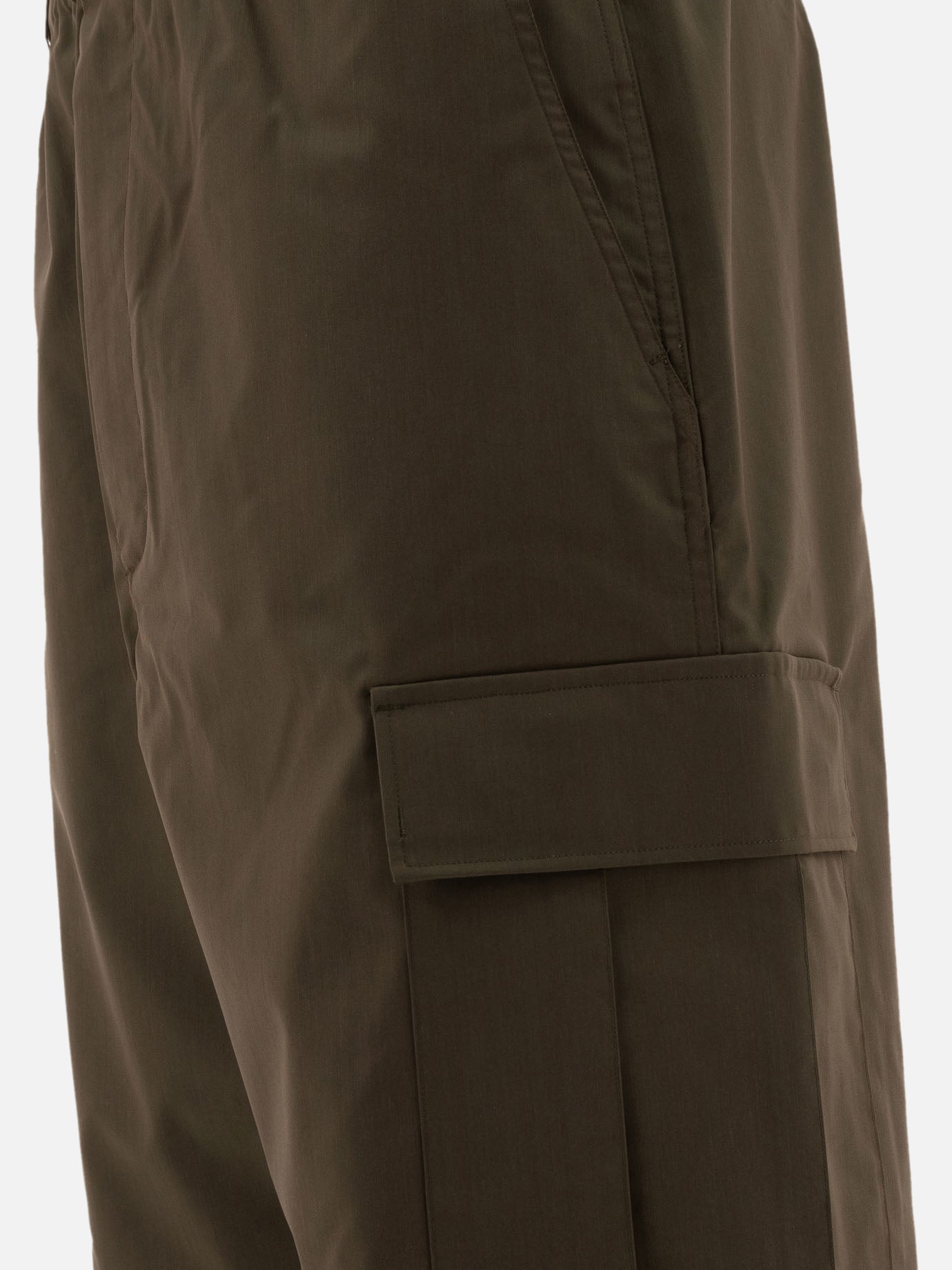 Cargo & parachute trousers Solid colour Green - Goldwin Men | PDP | VIETTI Online Store | Zoom-Modal_4