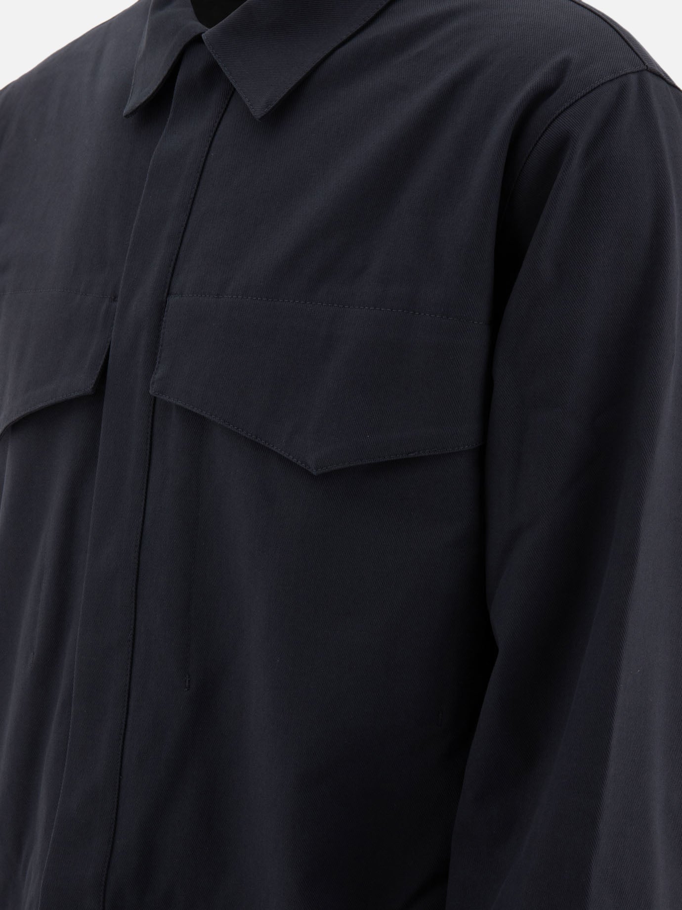 Overshirt jackets Solid colour Grey - Gr10K Men | PDP | VIETTI Online Store | Zoom-Modal_4