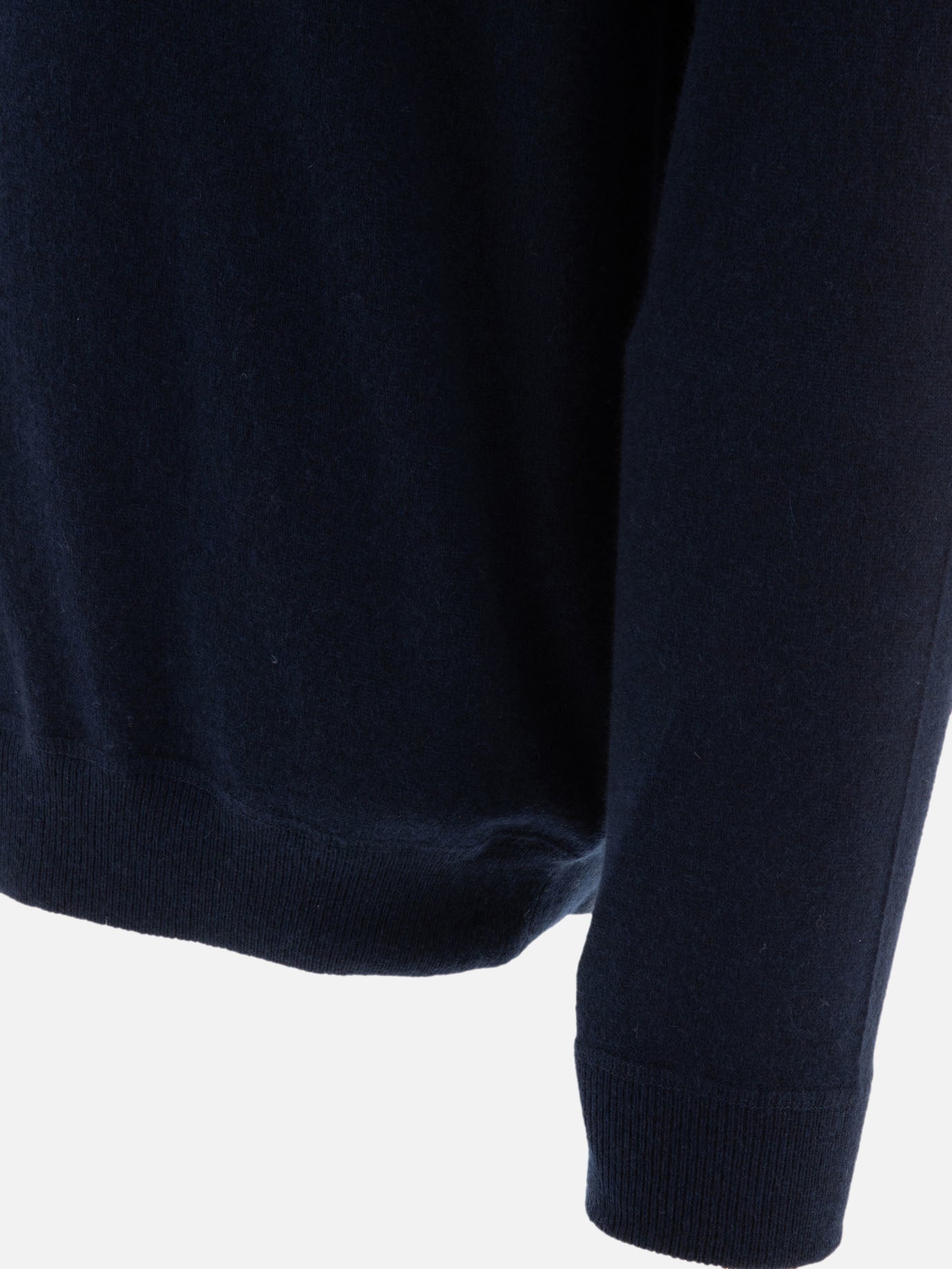 Crewneck sweaters Solid colour Blue - Herno Men | PDP | VIETTI Online Store | Zoom-Modal_4