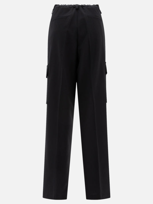 Cargo & parachute trousers Solid colour Black - Herno Women | PLP | VIETTI Online Store | 2