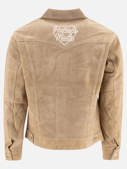 Leather jackets Logo Beige - Human Made Men | PLP | VIETTI Online Store | 2