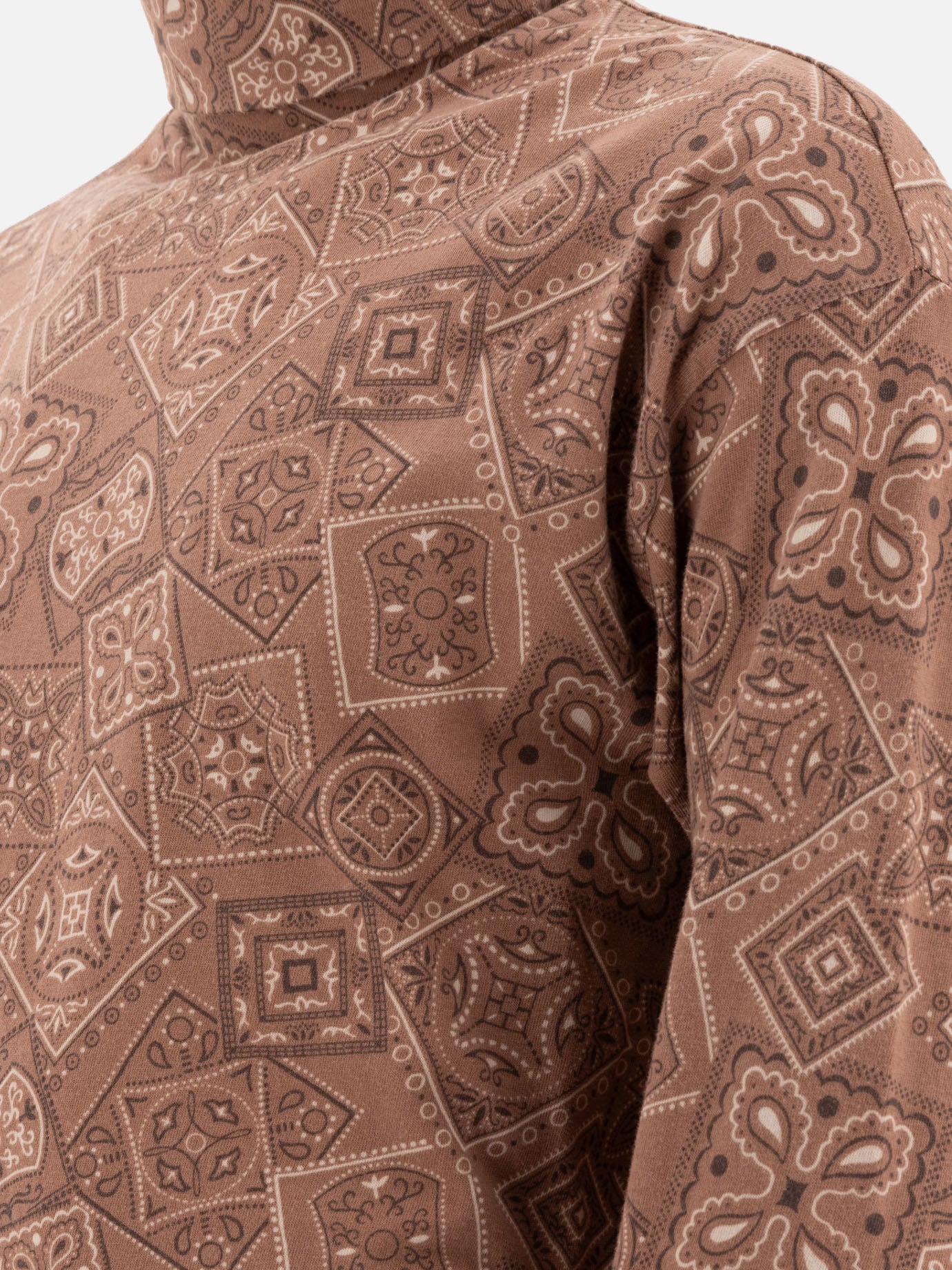 Mock neck t-shirts Graphics Brown - KAPITAL Men | PDP | VIETTI Online Store | Zoom-Modal_4