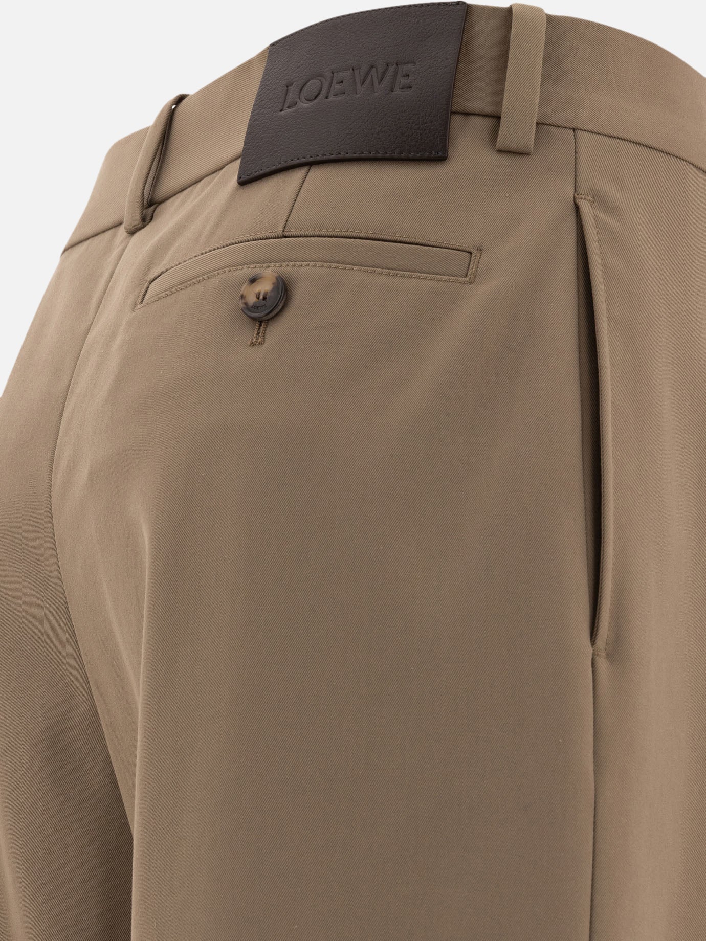 Leisure trousers Solid colour Green - Loewe Women | PDP | VIETTI Online Store | Zoom-Modal_4