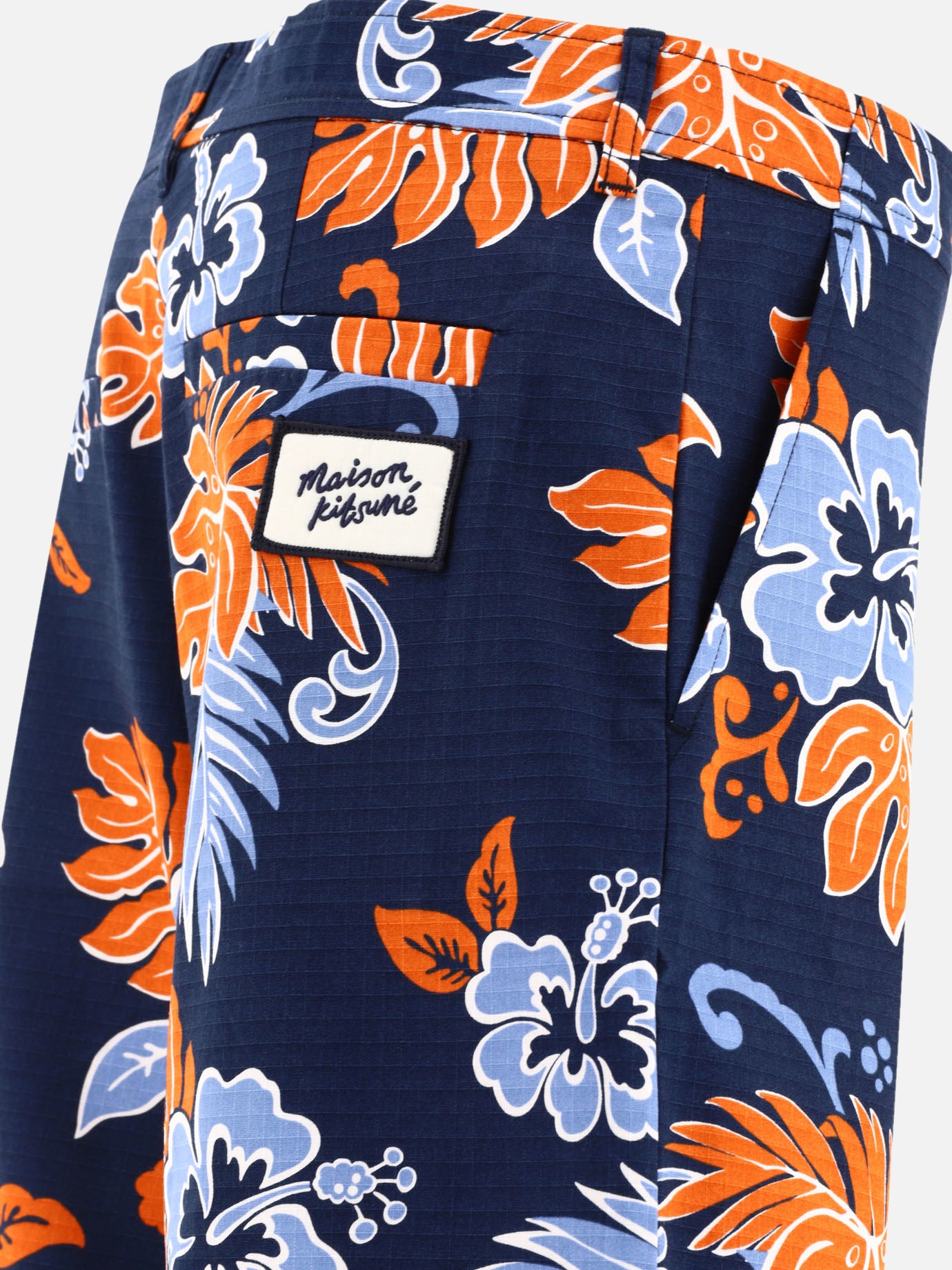 Formal shorts Floral Blue - Maison Kitsuné Men | PDP | VIETTI Online Store | Zoom-Modal_4