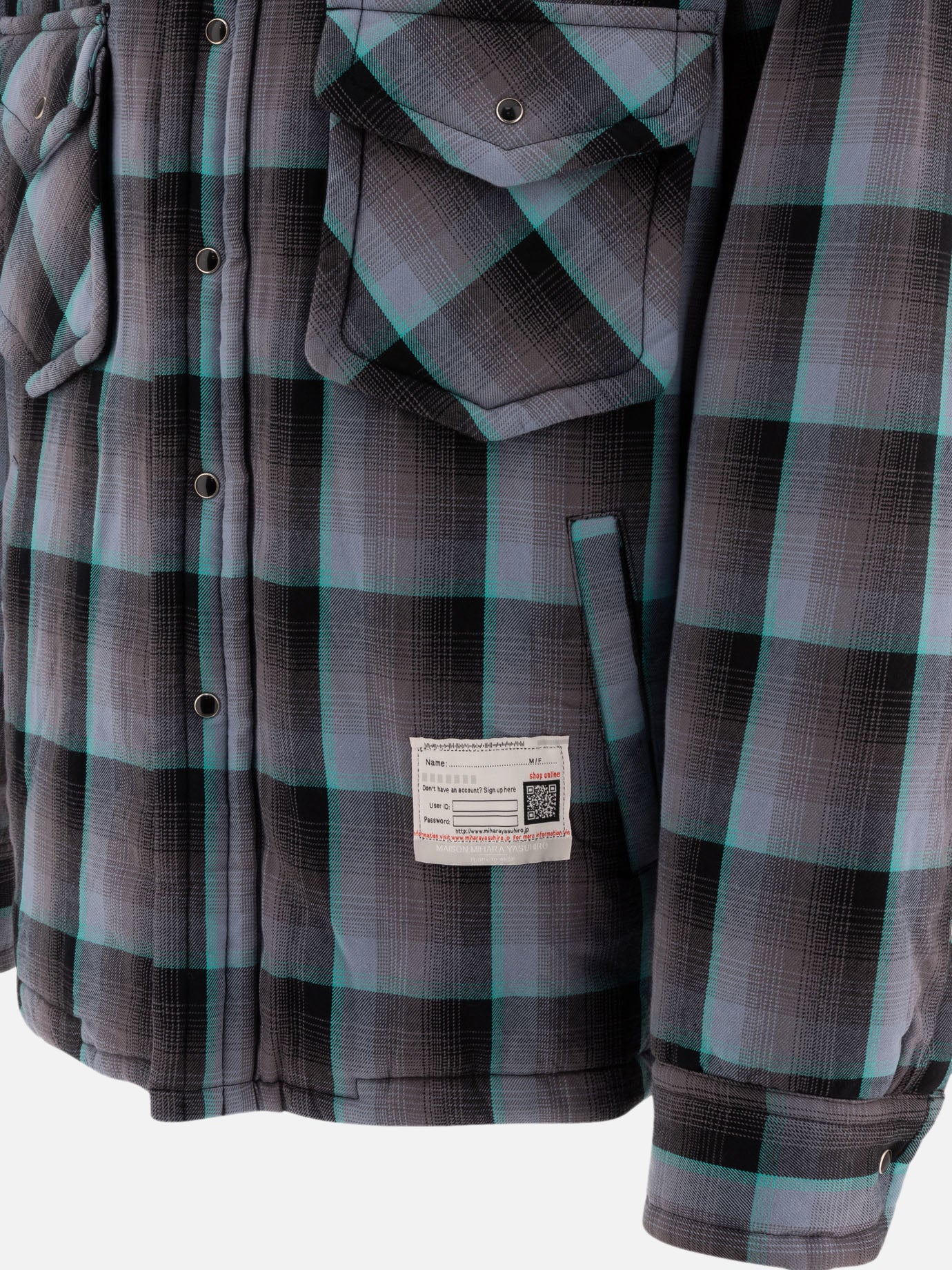 Overshirt jackets Check Grey - Maison Mihara Yasuhiro Men | PDP | VIETTI Online Store | Zoom-Modal_4