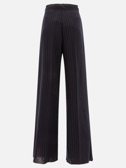Tailored trousers Pinstriped Blue - Max Mara Women | PLP | VIETTI Online Store | 2