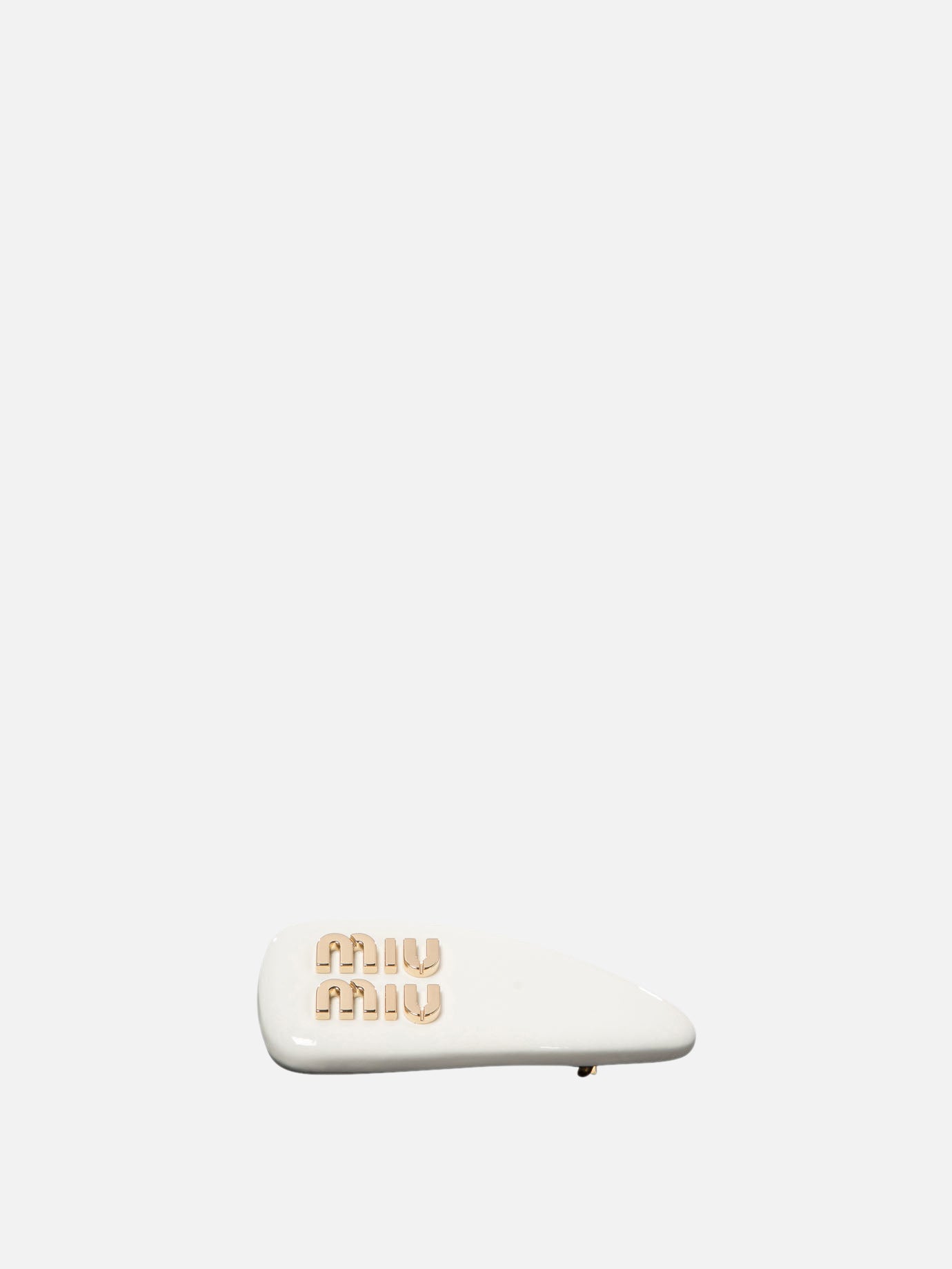 Miu Miu｜ (5IF092 049 F0615) Miu Miu Satin Hair Clip Orchid Pink Shop Authentic at SASOM