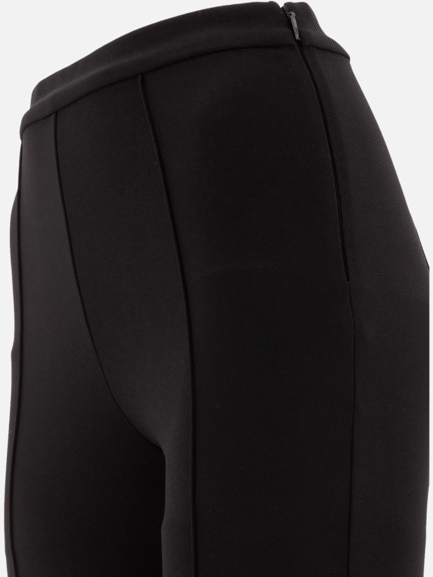 Leisure trousers Solid colour Black - Moncler Women | PDP | VIETTI Online Store | Zoom-Modal_4
