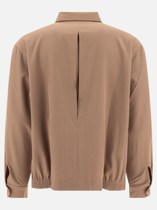 Overshirt jackets Solid colour Beige - Needles Men | PLP | VIETTI Online Store | 2