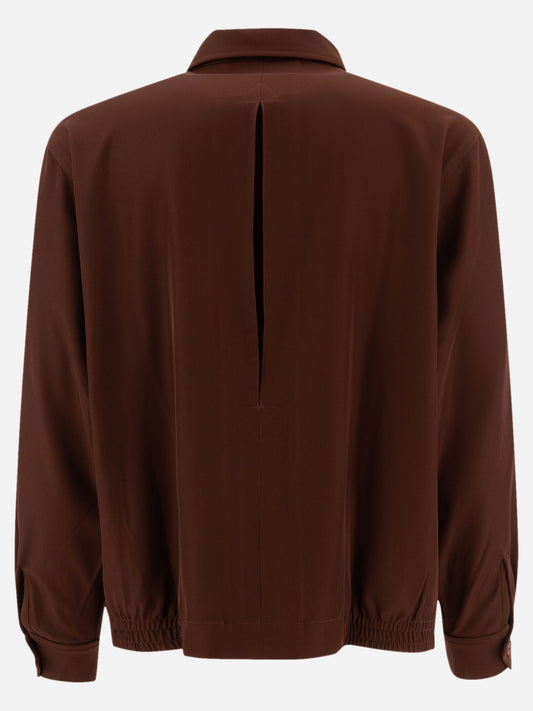 Overshirt jackets Solid colour Brown - Needles Men | PLP | VIETTI Online Store | 2