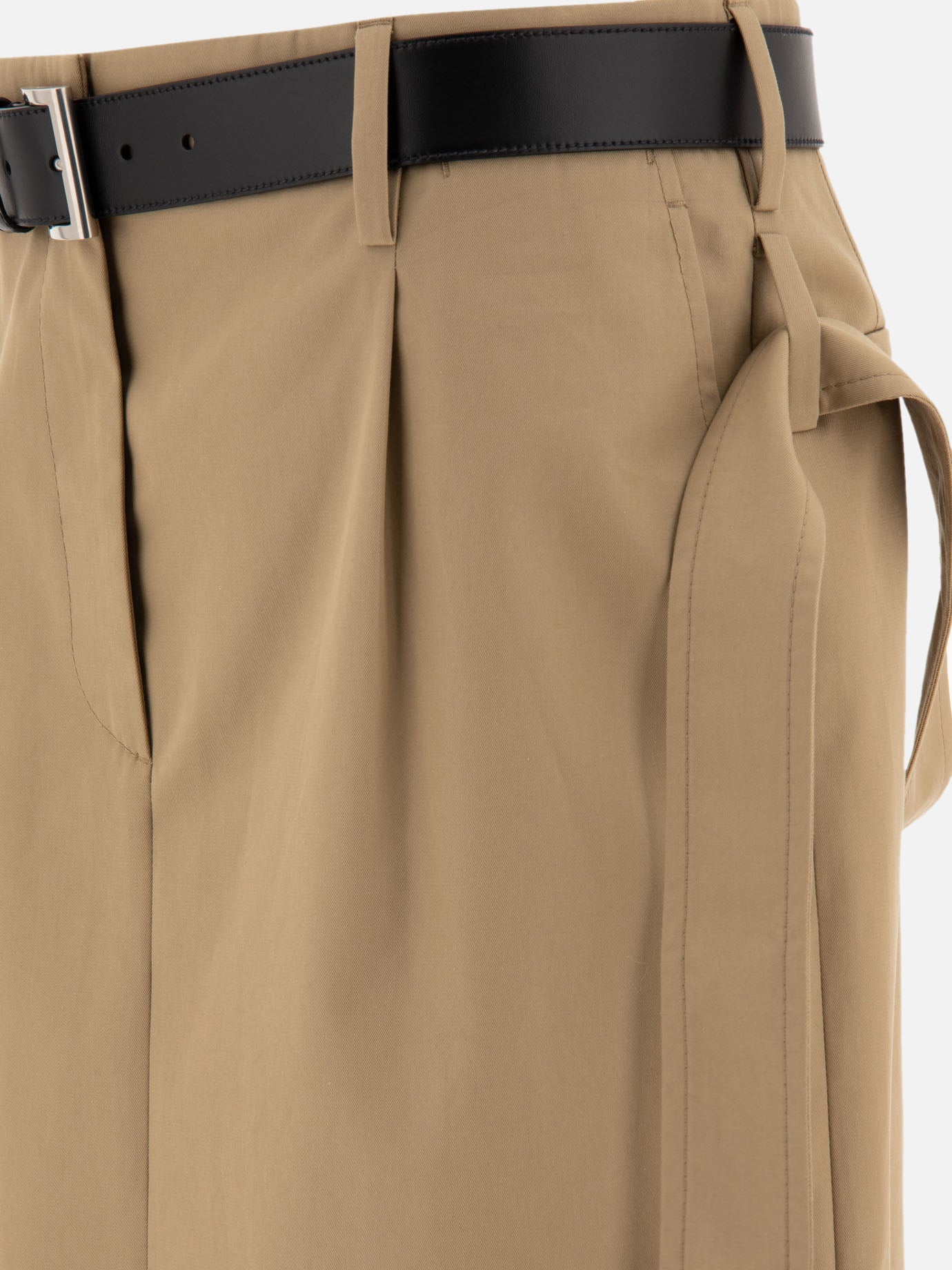 Miniskirts Solid colour Beige - Prada Women | PDP | VIETTI Online Store | Zoom-Modal_4