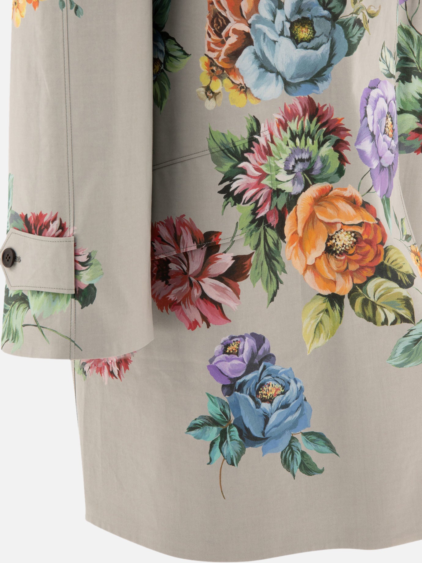 Long coats Floral Grey - Prada Women | PDP | VIETTI Online Store | Zoom-Modal_4