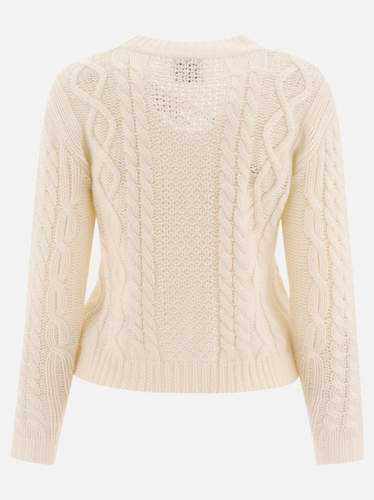 Cardigan Textured knit Bianco - Rakkì Donna | PDP | VIETTI Online Store | 2