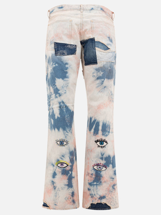 Jeans svasati Solid colour Azzurro - KAPITAL Uomo | PLP | VIETTI Online Store | 2