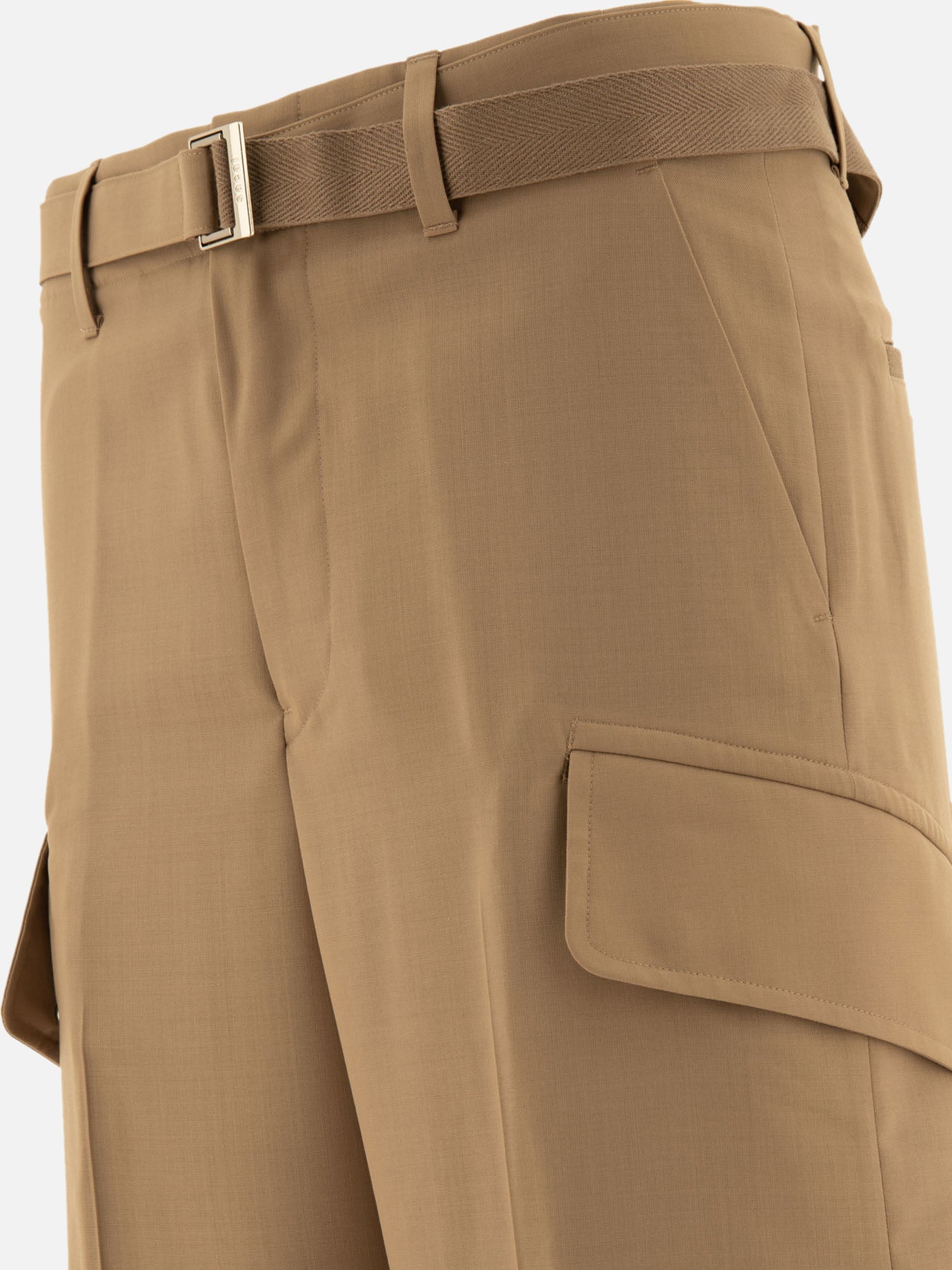 Leisure trousers Solid colour Beige - Sacai Men | PDP | VIETTI Online Store | Zoom-Modal_4