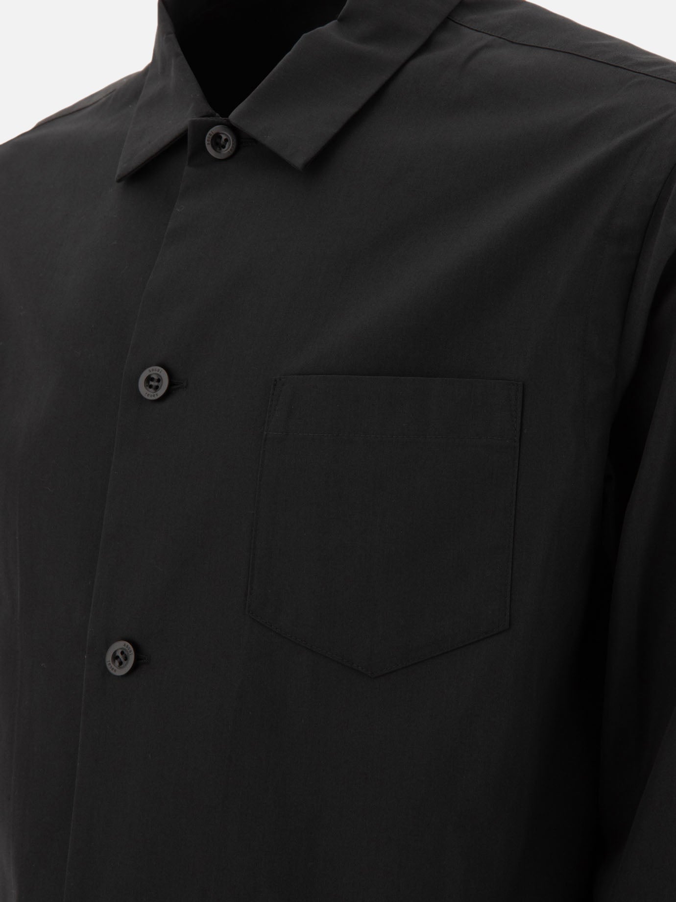 Casual shirts Solid colour Black - Sacai Men | PDP | VIETTI Online Store | Zoom-Modal_4