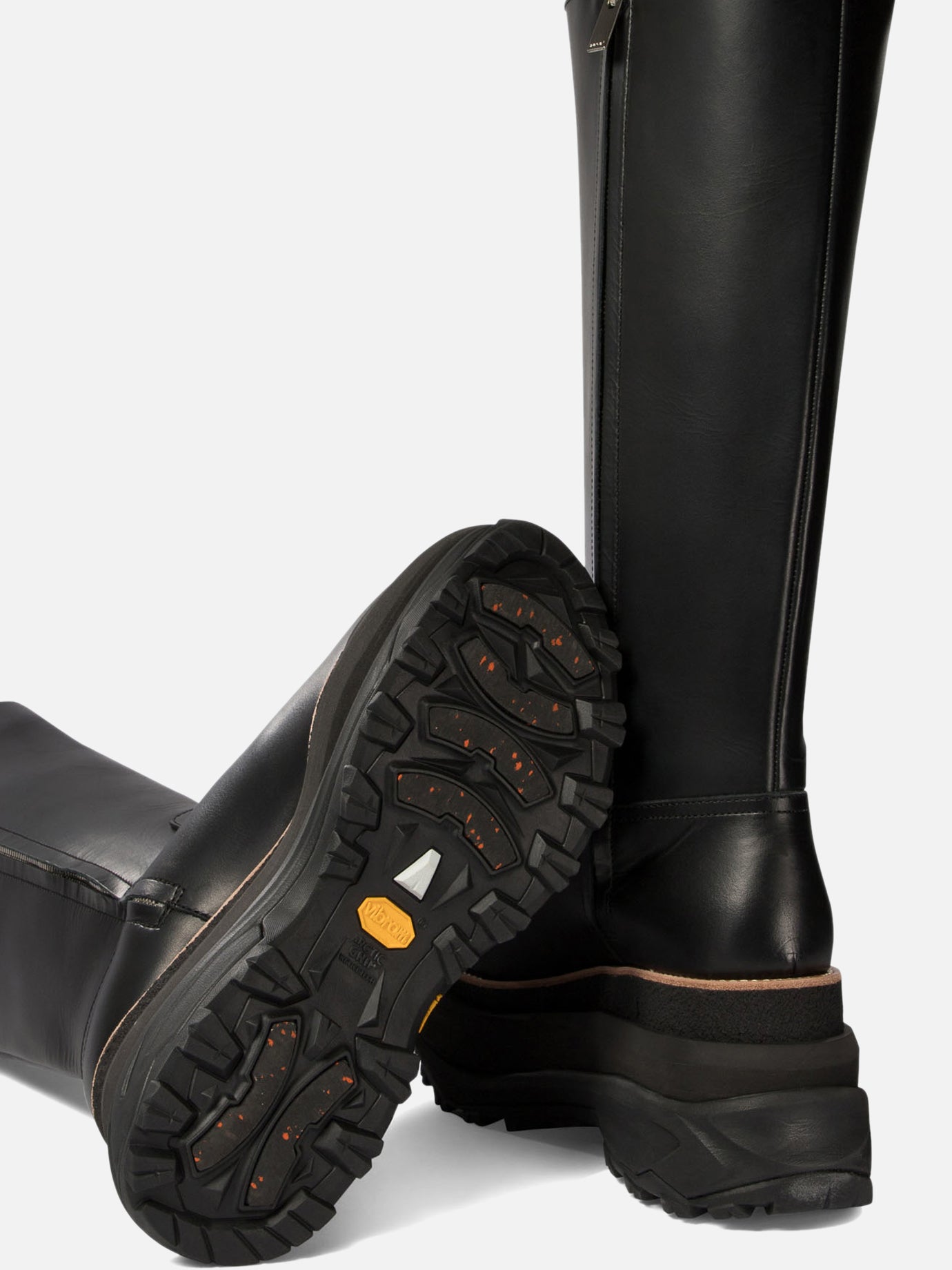 Knee-high 100% leather - 100% rubber Black - Sacai Women | PDP | VIETTI Online Store | Zoom-Modal_5