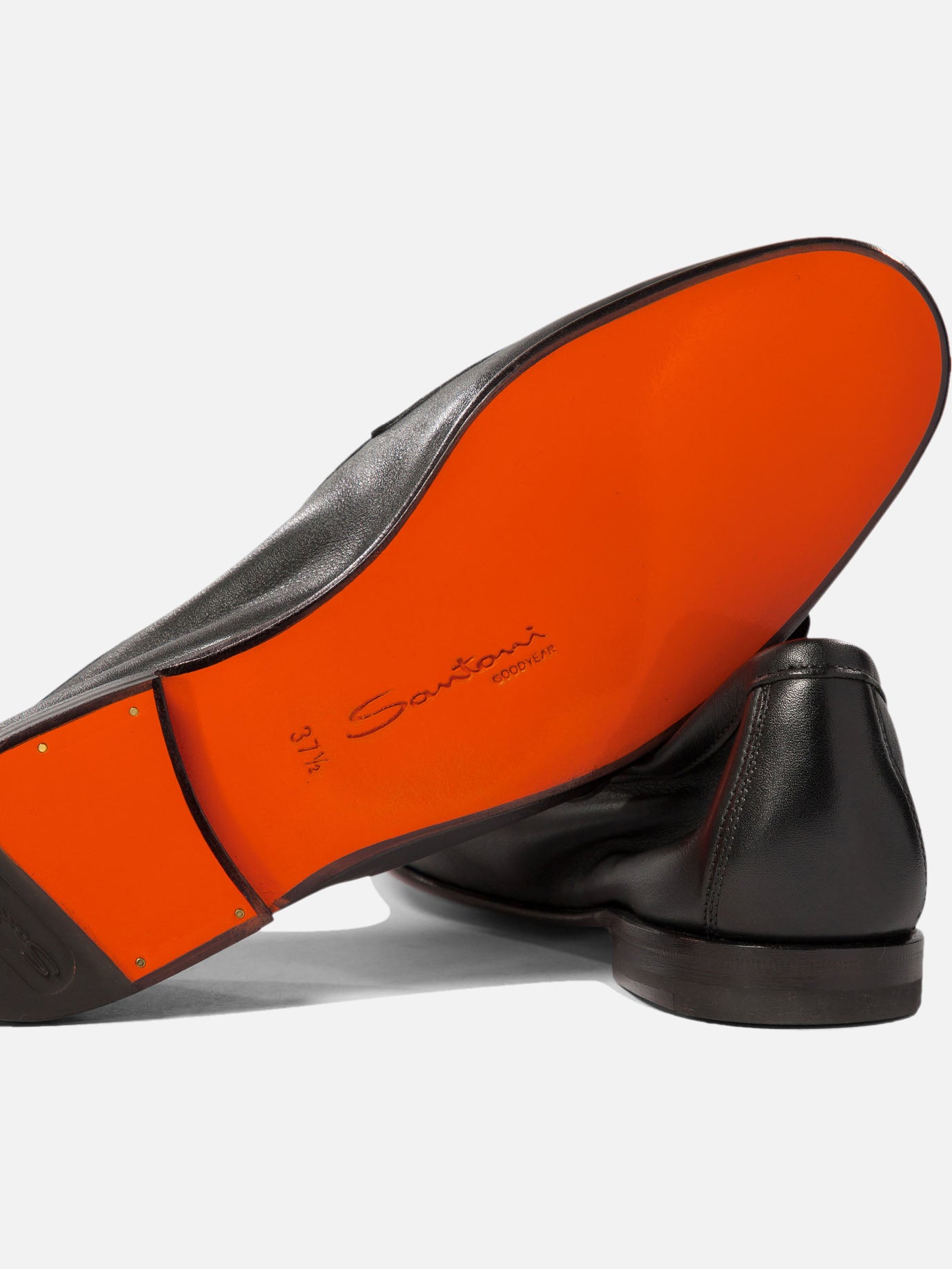 Loafers 100% leather - 100% leather Black - Santoni Women | PDP | VIETTI Online Store | Zoom-Modal_5