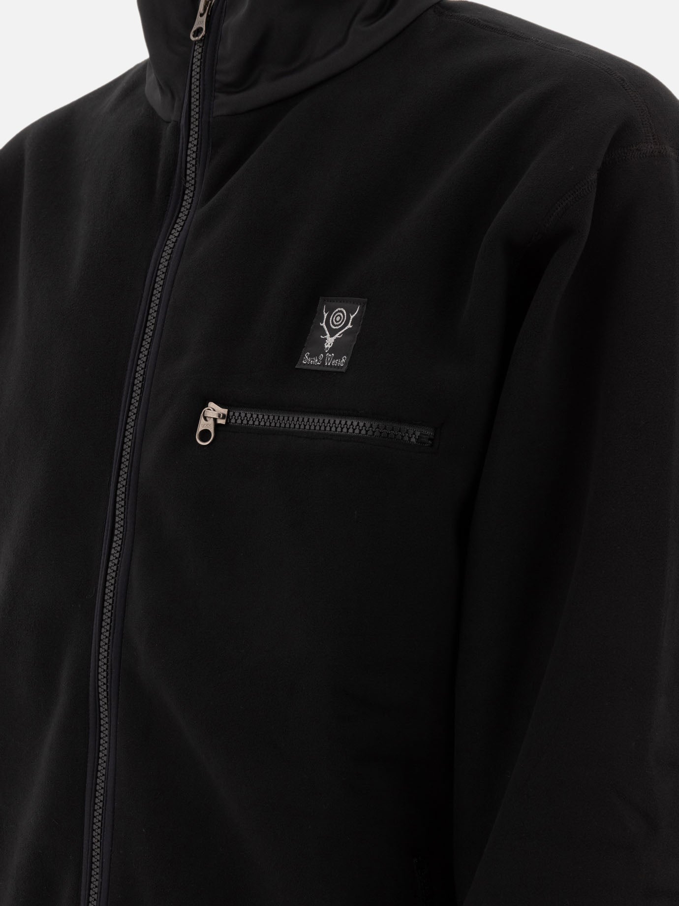 Full zip sweatshirts Solid colour Black - South2 West8 Men | PDP | VIETTI Online Store | Zoom-Modal_4
