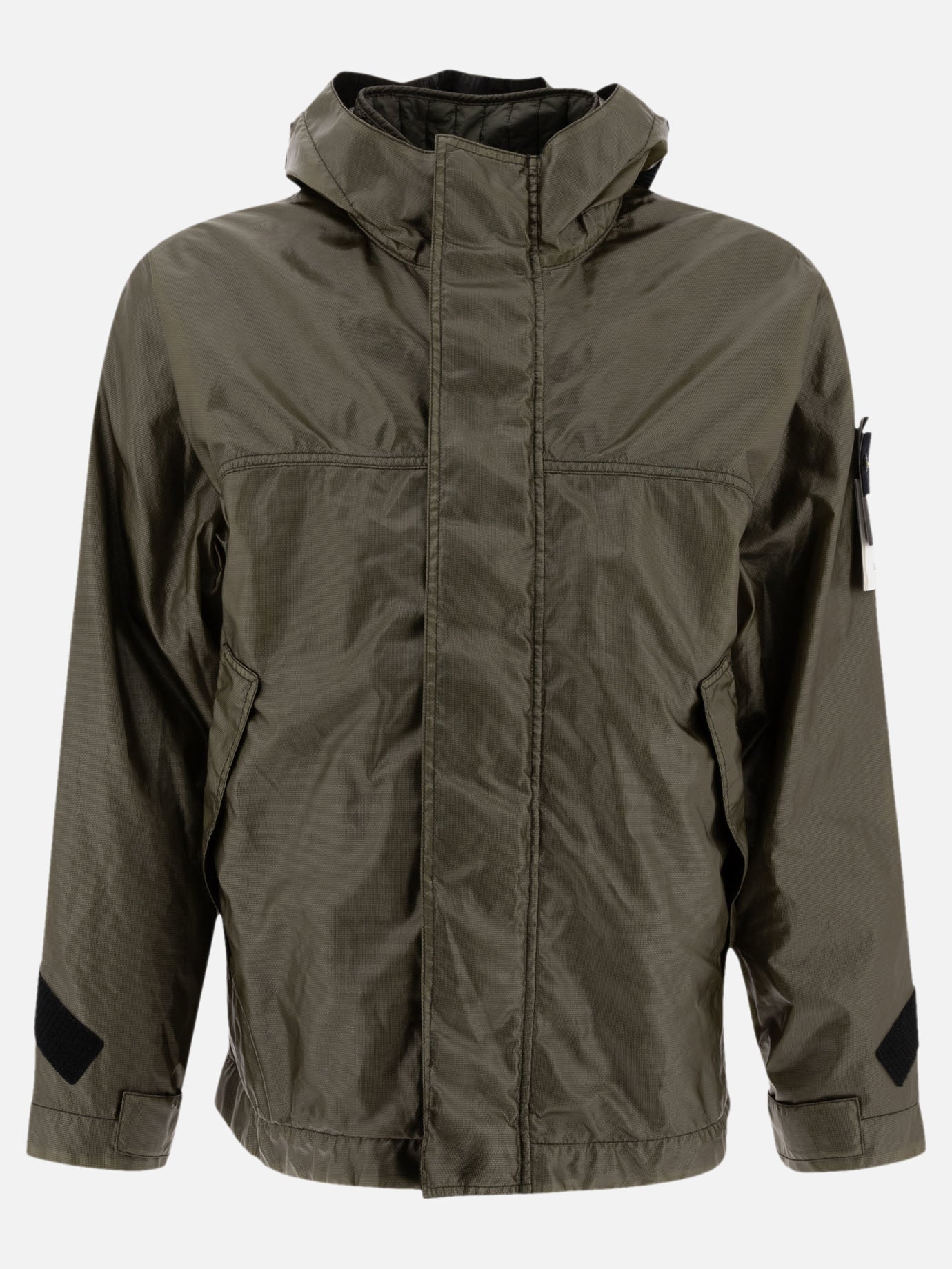 Uomo Giacca Impermeabile Stone Island Giacca Uomo In Twill Di