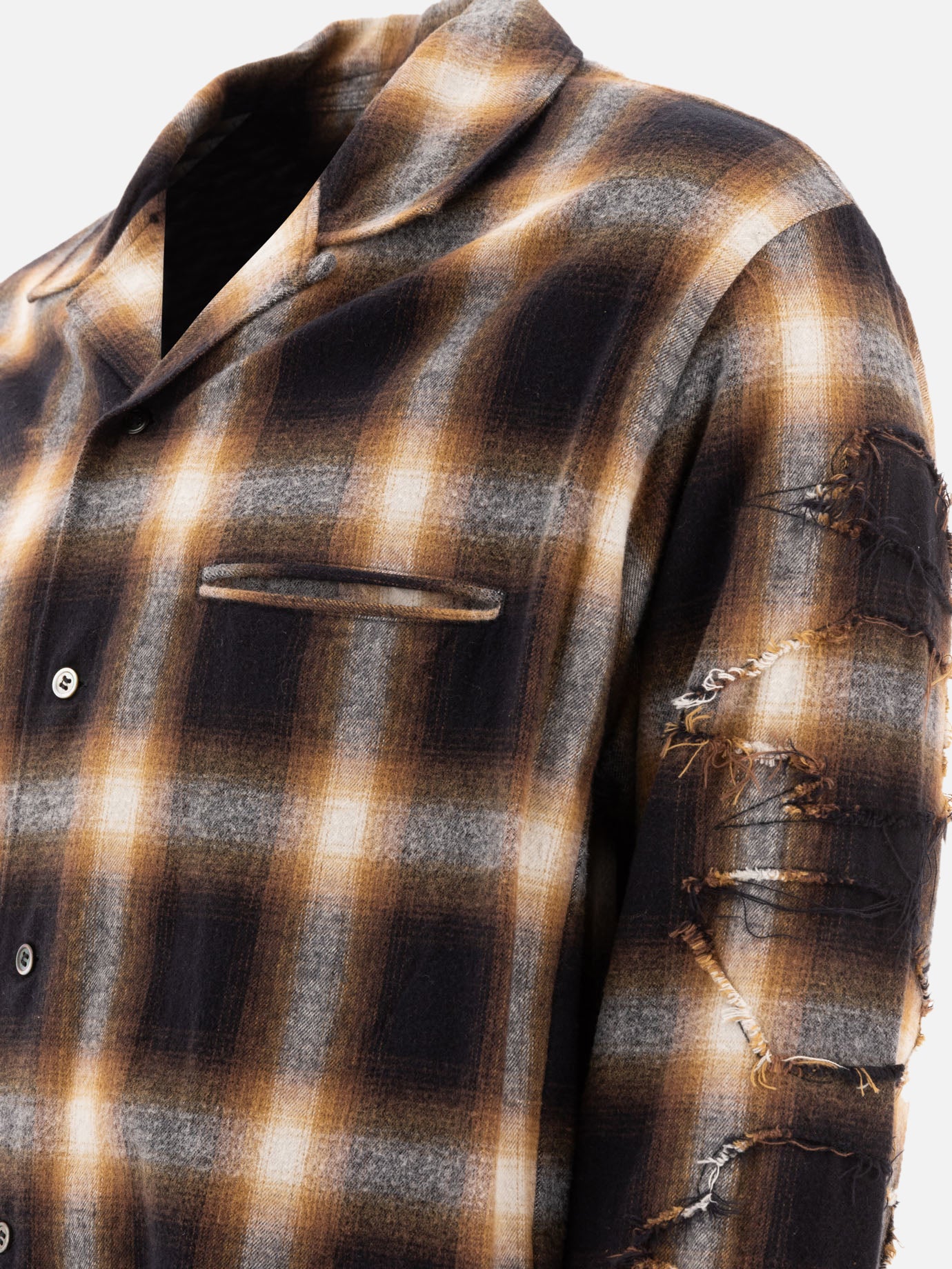 Casual shirts Check Brown - Undercover Men | PDP | VIETTI Online Store | Zoom-Modal_4
