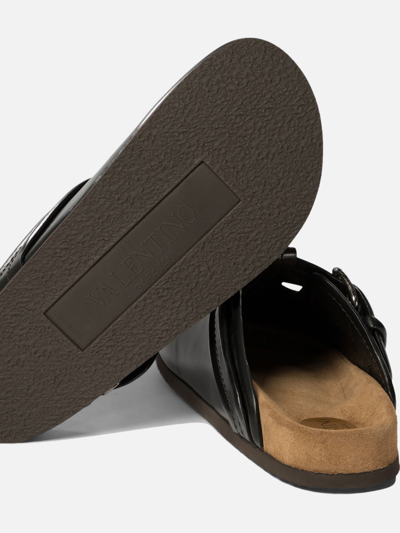 Casual sandals 100% calf leather - 100% rubber Black - Valentino Garavani Men | PDP | VIETTI Online Store | Zoom-Modal_5