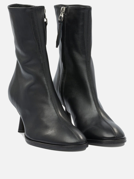 Zipped boots 100% leather - 100% leather Black - Aeyde Women | PLP | VIETTI Online Store | 2