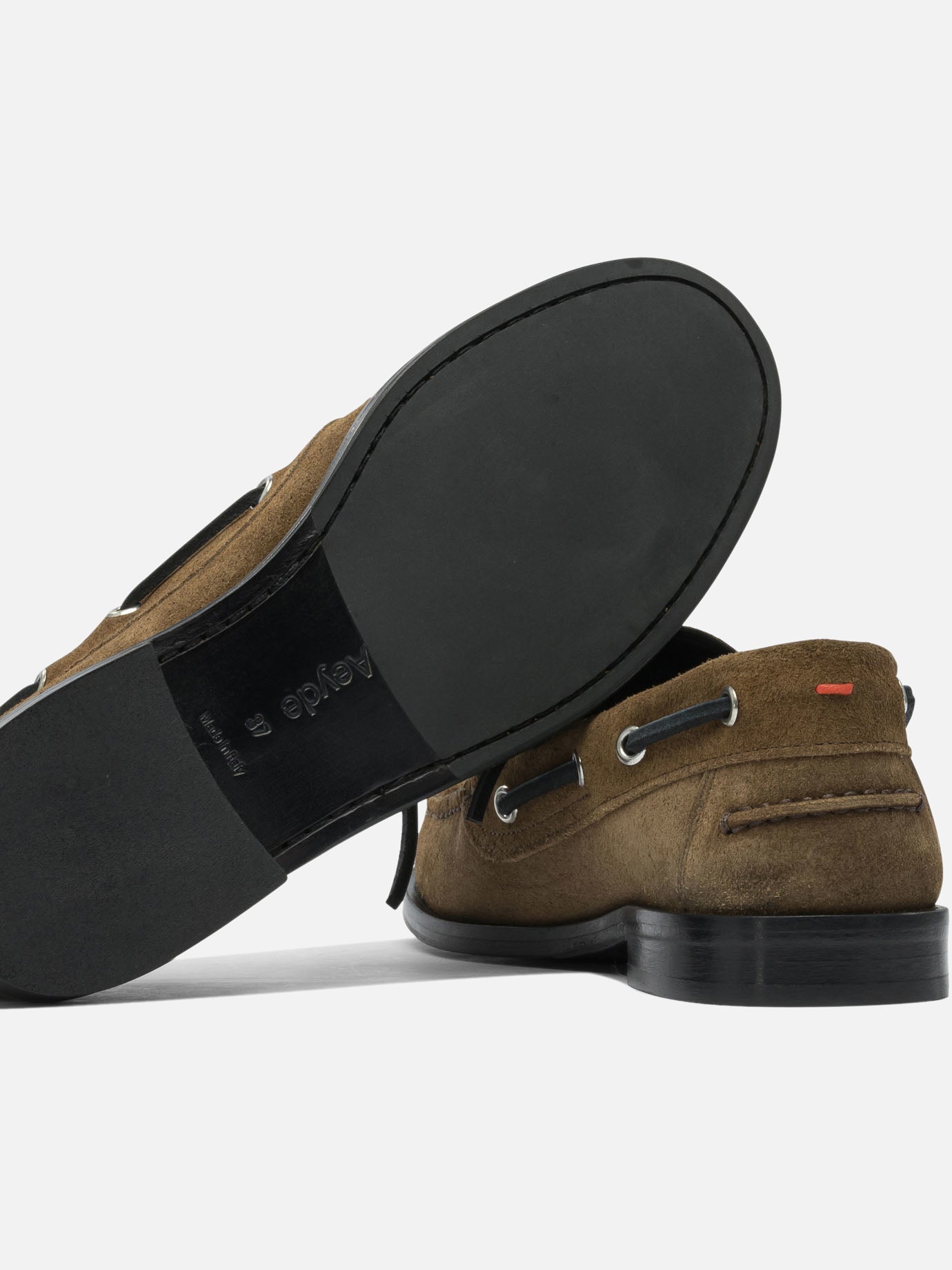 Loafers 100% leather - 50% leather 50% rubber Brown - Aeyde Women | PDP | VIETTI Online Store | Zoom-Modal_5