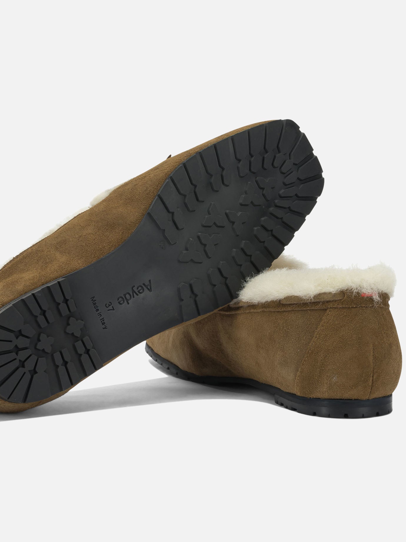 Loafers 100% cow suede leather - 100% leather Brown - Aeyde Women | PDP | VIETTI Online Store | Zoom-Modal_5