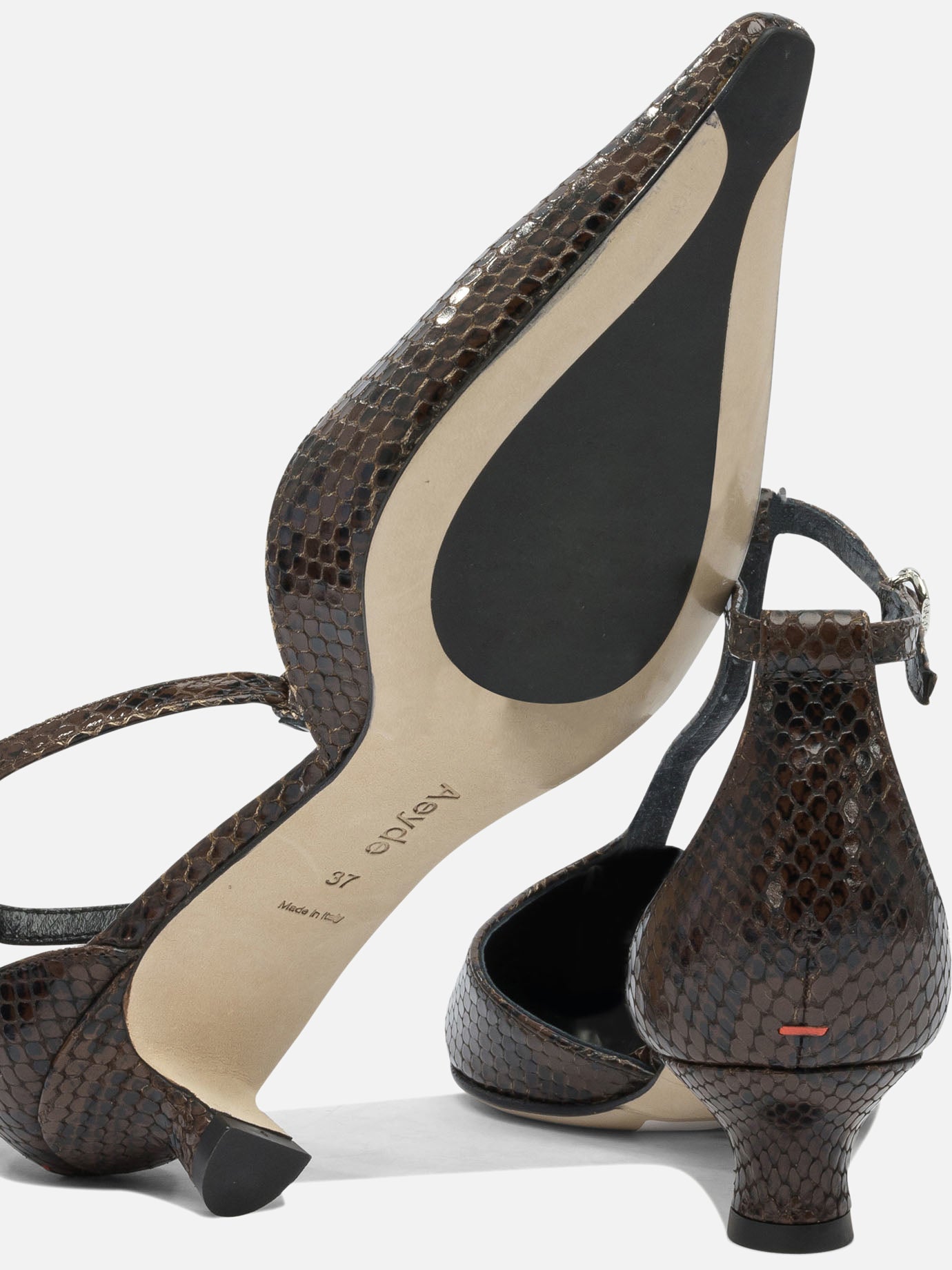 Pumps 100% leather - 70% leather 30% rubber Brown - Aeyde Women | PDP | VIETTI Online Store | Zoom-Modal_5