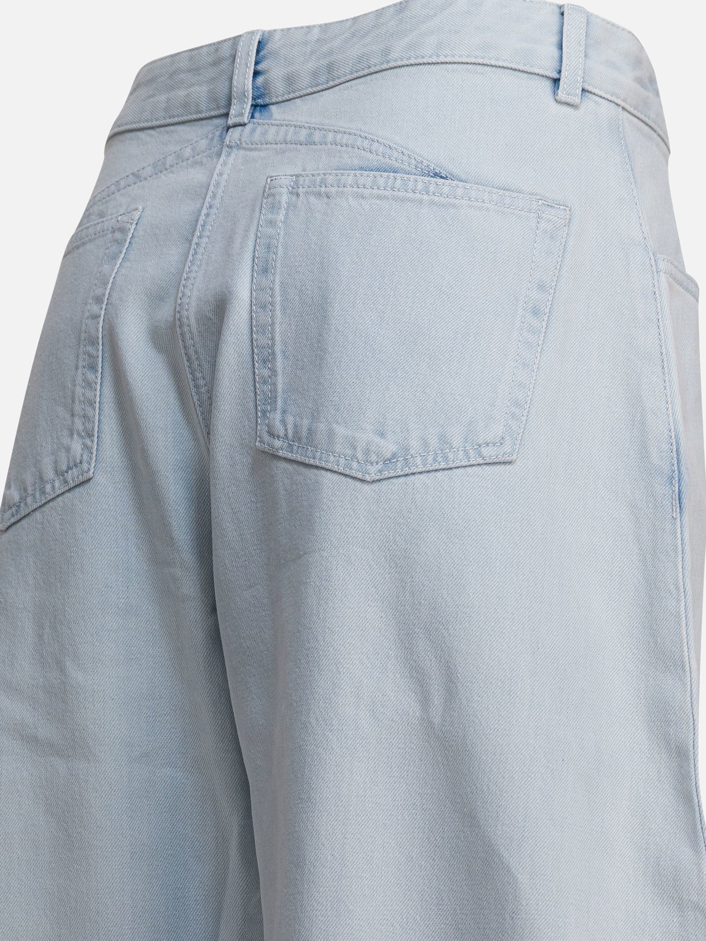Flared jeans Solid colour Light blue - Alaïa Women | PDP | VIETTI Online Store | Zoom-Modal_4