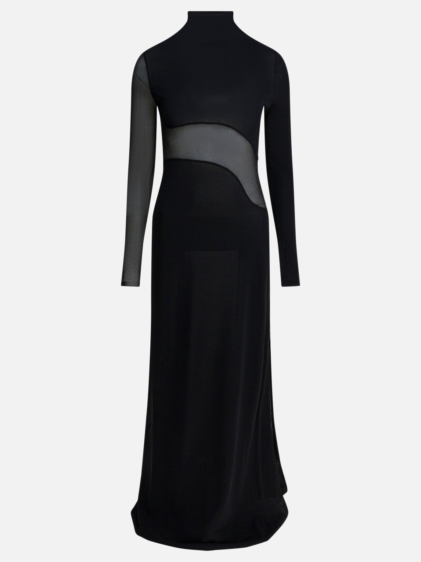Alaa Long cut-out bodycon dress Black - Women | VIETTI Online Store Alaa Long cut-out bodycon dress Black - Women | VIETTI Online Store